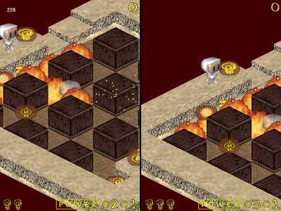 Super IsoBomb screenshot of Egyptian level